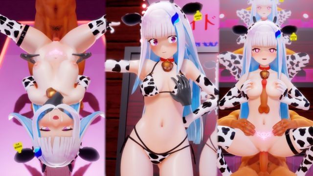 [FioraMMD] 牛比基尼莉澤·赫露艾斯塔被紳士樂團打擾